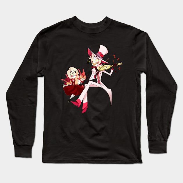 Girl And Fire Girl Long Sleeve T-Shirt by Steven brown